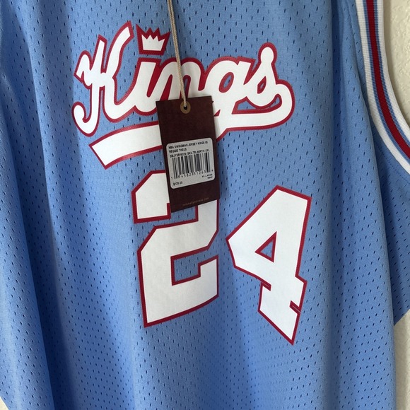 Reggie Theus 1985 Mitchell & Ness HWC NBA Swingman Jersey NWT size 5X - Picture 2 of 16